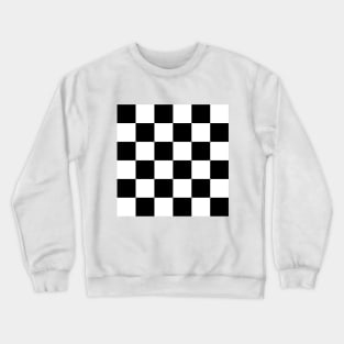 Black and white checkerboard Crewneck Sweatshirt